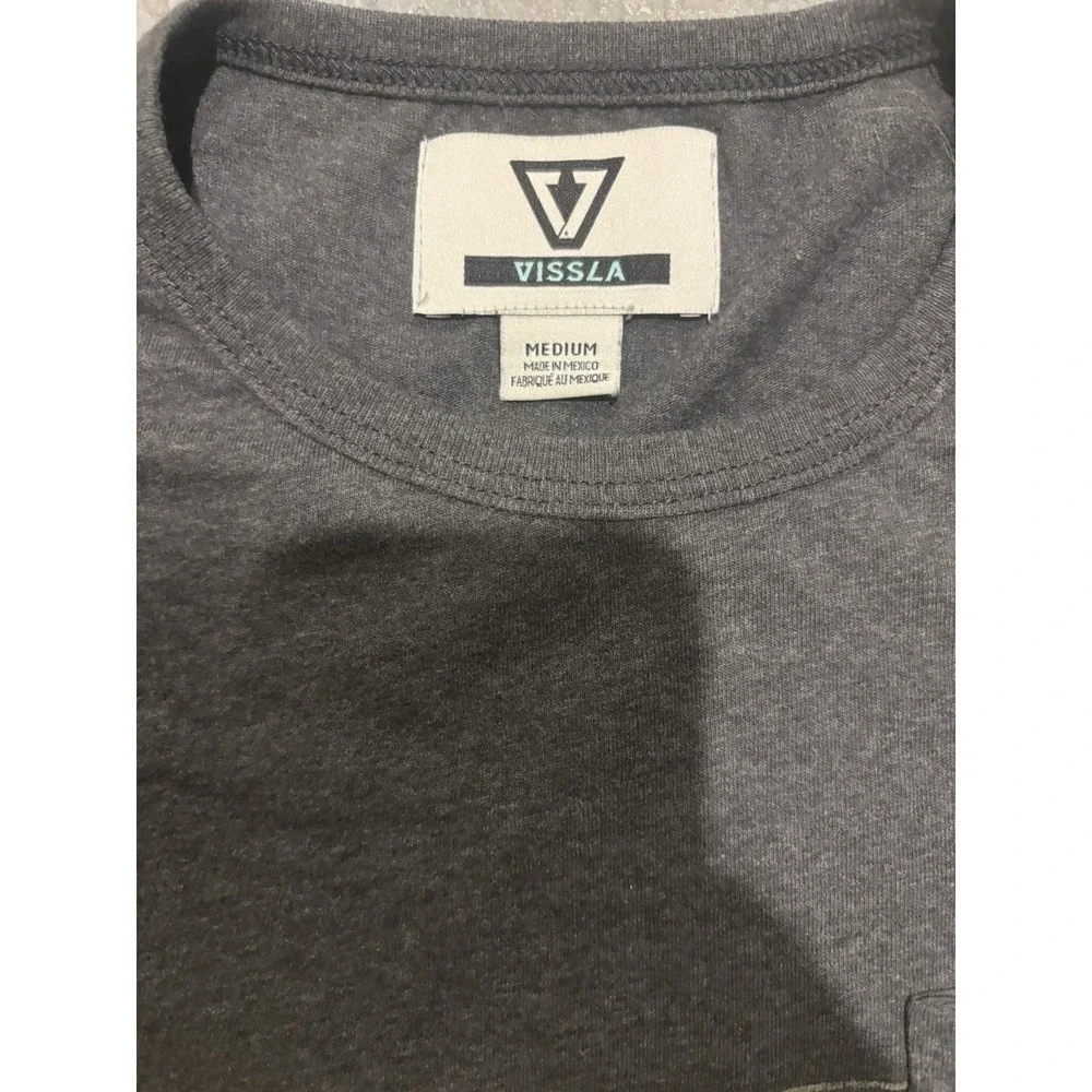 Vissla Pocket T-Shirt Mens Medium Surf Tee Sustainable Eco Billabong‎ O'Neill - Picture 3 of 8